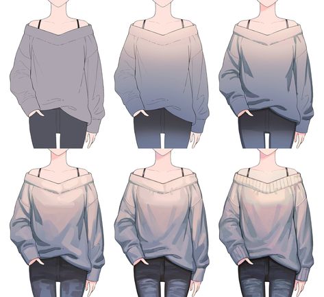 Clothes Shading, الفن الرقمي, Manga Tutorial, Anime Tutorial, Digital Painting Techniques, How To Shade, Digital Art Beginner, Digital Painting Tutorials, Anime Drawings Tutorials