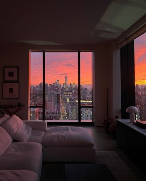 Nice Bedrooms, New York View, High Rise Apartment, Toronto Apartment, City Life Aesthetic, Nyc Penthouse, City View Apartment, New York Penthouse, Miami Apartment