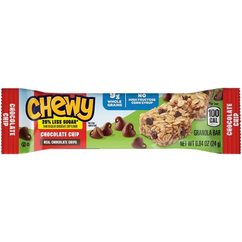 Chewy Chocolate Chip Granola Bars, Quaker Chewy Granola Bars, Chocolate Chip Granola, Chocolate Granola Bars, Chocolate Chip Granola Bars, Chewy Granola Bars, Chewy Granola, Wholesome Snacks, Granola Bar