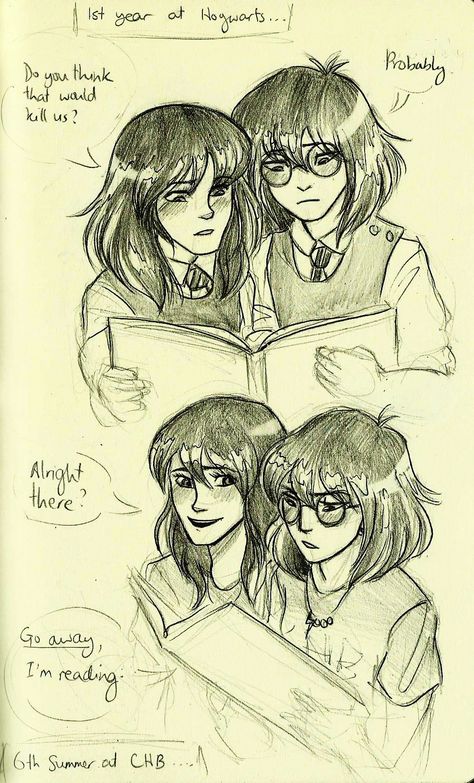 Harry and Percy gender swap.AndytheLemon Fem Harry Potter, Crossover Fanart, Magic Awakened, Female Harry Potter, Fem Harry, Art Adventure Time, Diy Harry Potter Crafts, Hp Fanart, Big Burger