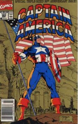 captain america comic book photos | captain america 383 this cover features captain america holding Captain America Poster, Superhero Captain America, America Chavez, Marvel Comics Covers, Captain America Comic, Univers Marvel, Marvel Legends Series, Uncanny X-men, Jack Kirby