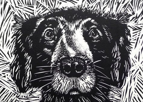 Relief Printmaking, Lino Cuts, Pop Art Animals, Linocut Printmaking, Lino Art, Relief Printing, Lino Cut, Linocut Art, Self Portraits