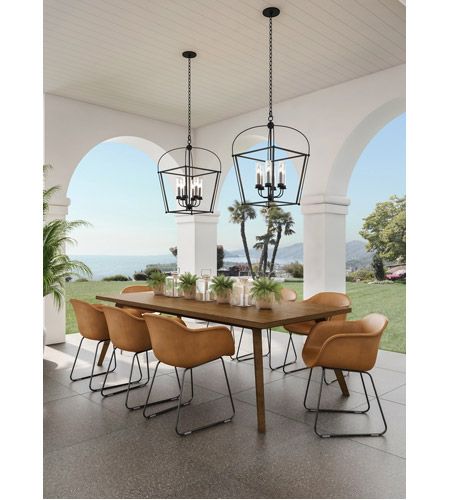 Kalco 509351WS Sutter 4 Light 21 inch Warm Silver Pendant Ceiling Light Porch Pendant Light, Wrought Iron Lights, Kalco Lighting, Led Exterior Lighting, Outdoor Chandeliers, Outdoor Chandelier, Outdoor Dining Room, Modern Outdoor Lighting, Outdoor Pendant Lights