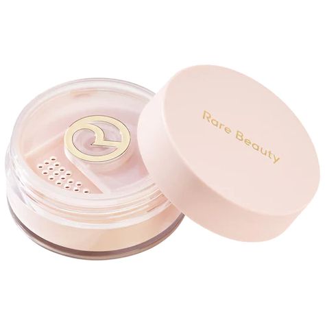 Always an Optimist Soft Radiance Setting Powder - Rare Beauty by Selena Gomez | Sephora Neutral Nail Polish, Rare Beauty By Selena Gomez, Makeup Setting Powder, Budget Beauty, Michelle Pfeiffer, Chanel Makeup, Pink Nail Polish, Mineral Powder, Rare Beauty