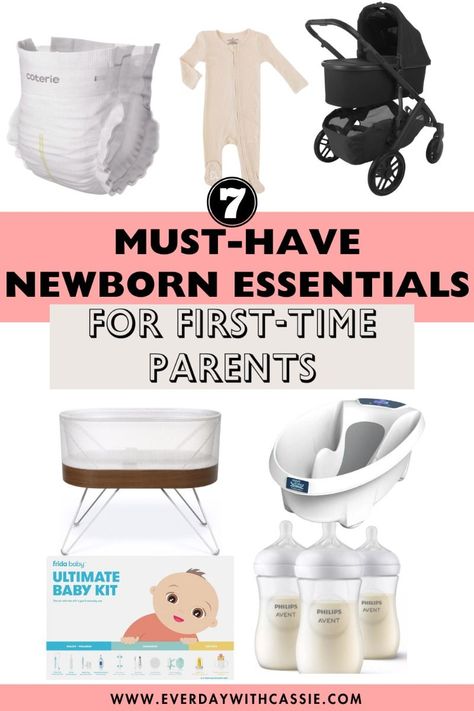 7 Must-Have New born Essentials for First-Time Parents! Newborn Organization, Newborn Essentials List, Baby Nursery Organization, Baby Thermometer, Newborn Needs, Baby Registry Checklist, Registry Checklist, Baby Clothes Organization, Gentle Baby