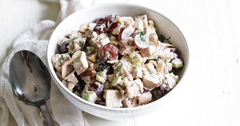 You will absolutely love this chicken salad recipe that is loaded up with celery, grapes, and almonds that comes together in no time. Chief Billy Parisi, Bbq Grill Recipes, Egg Salads, The Best Chicken Salad, Best Chicken Salad Recipe, Salad With Grapes, Best Chicken Salad, Chicken Salad With Grapes, Billy Parisi