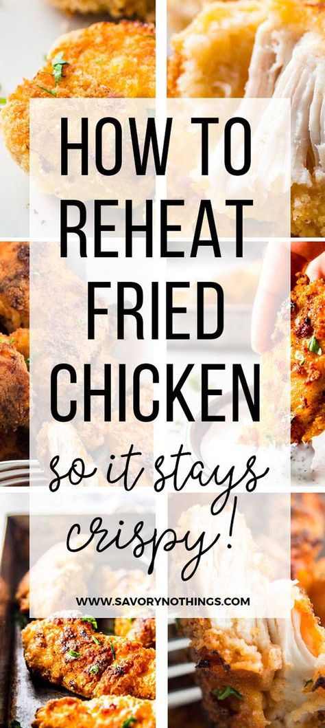 Fried Chicken In The Oven, Leftover Fried Chicken Recipes, Chicken Breast In Oven, Chicken Legs In Oven, Reheat Fried Chicken, Over Fried Chicken, Oven Chicken Wings, Broasted Chicken, Chicken In The Oven