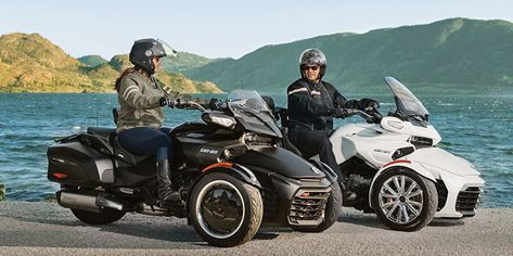 10 Things You Didn't Know About the Can-Am Spyder Custom Can Am Spyder, Can Am Spyder Decals, Spider Motorcycle Can Am Spyder, Can Am Spyder Accessories, Can Am Maverick X3 4 Seater, Can Am Spyder, Reverse Trike, Trike Motorcycle, Dream Vehicles