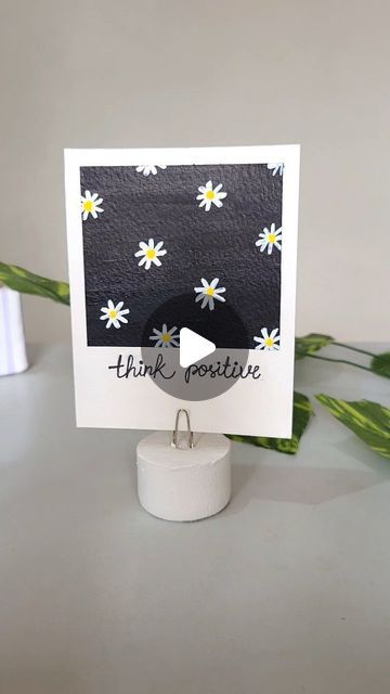 Polaroid Art, Cute Desk Decor, Diy Desk Decor, Oil Paper, Round Moulding, Diy Concrete, Cute Desk, Photo Holder, Instagram Diy