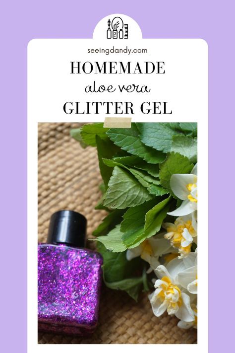 Diy Body Glitter Gel, Body Glitter Ideas, Diy Body Glitter, Homemade Glitter, Diy Makeup Remover, Mermaid Accessories, Shimmer Body Oil, Hair Glitter, Aloe Vera For Hair