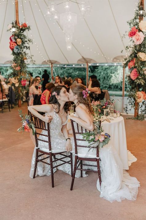 📸: Lena Mirisola & Rachel Abell Photography 💐: Flou(-e)r Specialty Floral Events 📍: Willowdale Estate Flower Photo Booth, Colorful Floral Wedding, Rainbow Wedding Theme, Willowdale Estate Wedding, Photo Booth Wall, Willowdale Estate, Rainbow Wedding, Lgbtq Wedding, Taste The Rainbow