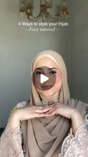 Hajbi Styles Outfit, Muslim Hijab Styles, Loose Hijab Style, Hijab Tutorial For Wedding, Simple Hijab Outfit, Easy Hijab Style, New Hijab Style, Hijab Turban Style, How To Wear Hijab