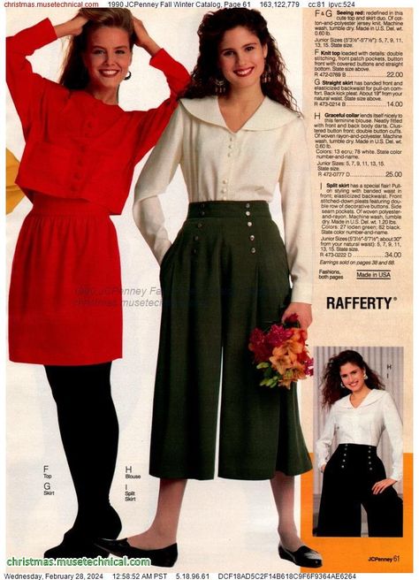 1990 JCPenney Fall Winter Catalog, Page 61 - Catalogs & Wishbooks 1980s Outfits, History Professor, 80s And 90s Fashion, 1990s Fashion, Vintage Photographs, 90s Fashion, Vintage Outfits, Outfit Inspirations, Fall Winter