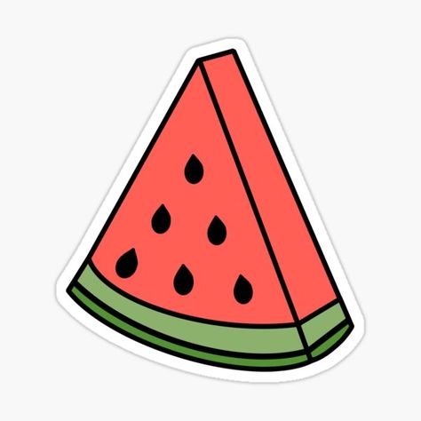 Pegatinas: Sandia Aesthetic | Redbubble Sandia Aesthetic, Nail Sticker, Food Obsession, Nail Stickers, Cartoon Wallpaper, Quick Saves