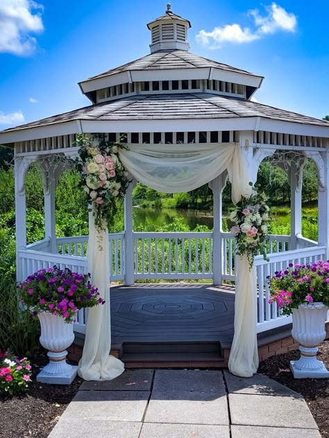 Gazebo Decorating Ideas For Wedding, Decorating A Gazebo For A Wedding, Wedding Pagoda Decoration, Gazebo Wedding Decorating Ideas, Gazebo Decorating Ideas Wedding, Wedding Gazebo Decorations Outdoor, Wedding Gazebo Decorations, Wedding Gazebo Ideas, Wedding Gazebo Decor