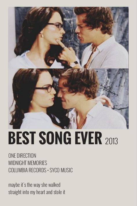 Song Profile, Best Song Ever One Direction, One Direction Best Song Ever, 1d Nails, Four One Direction, 1d Songs, One Direction Music, One Direction Songs, Polaroid Posters