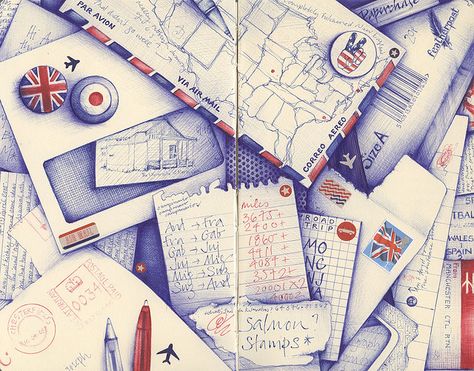 Andrea Joseph, Ballpoint Pen Art, Moleskine Sketchbook, Sketch Books, Sketchbook Journaling, Gcse Art, A Level Art, Arte Popular, Pen Art