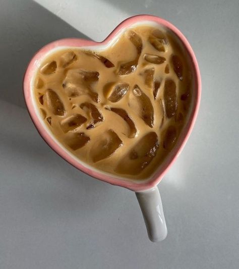 Heart Shape Aesthetic, Heart Cup, Heart Shaped Things, Heart Mug, Heart Shape, Heart Coffee Aesthetic, Ceramic Mugs Heart, Heart Shaped Mug, Heart Shaped Mugs Aesthetic