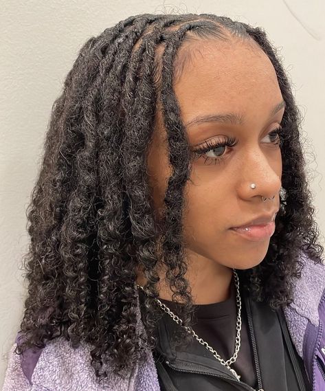 Natural Locs With Curly Ends, Locs With Curly Ends, Natural Locs, Loc Hairstyles, Braided Hairstyles For Black Women Cornrows, Beautiful Dreadlocks, Short Locs Hairstyles, Quick Natural Hair Styles, Dreadlock Style