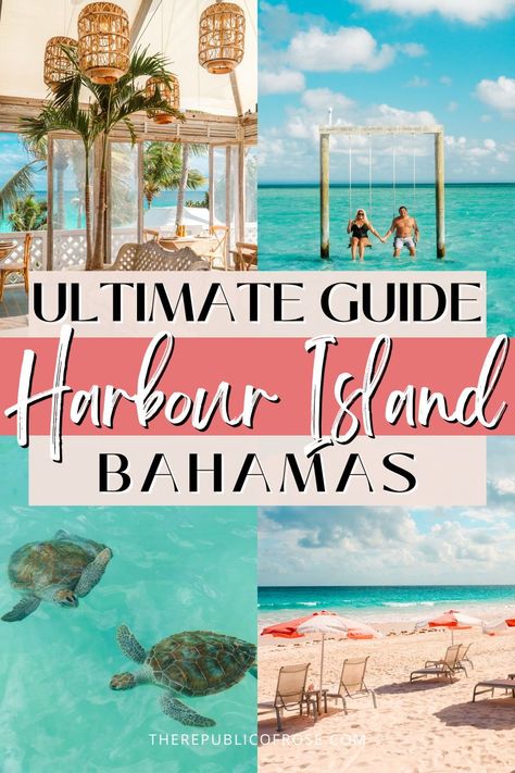 Dive into crystal-clear turquoise waters, stroll along pink sand beaches, and immerse yourself in the vibrant culture of Harbour Island in the Bahamas. From hidden gems to top attractions, this ultimate guide unveils all you need to know for an unforgettable island adventure! Bahamas Birthday Trip, Marsh Harbor Bahamas, Things To Do In The Bahamas, Pink Sand Beach Bahamas, Harbor Island Bahamas, Travel Bahamas, Pink Sand Beaches, Manifest 2024, Birthday 25