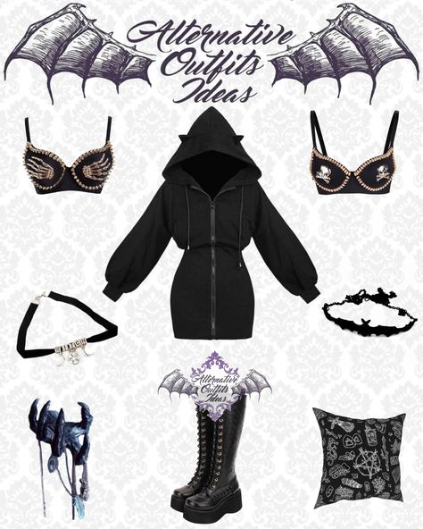 Vampire Clothes, Kei Visual, Gothic Clothes, Dark Fashion, Perfect Outfit, Outfit Sets, Cute Cats, How To Wear, Clothes