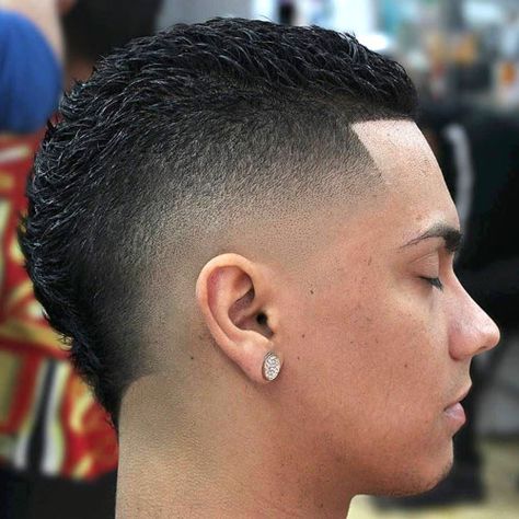 Burst Fade Mexican Haircuts Latino Haircuts, Burst Fade Mohawk, Boys Fade Haircut, Fade Haircut Styles, Mexican Hairstyles, Mohawk Haircut, High Fade Haircut, Mohawk Hairstyles Men, Burst Fade