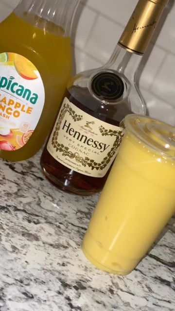 April Gonzalez on Instagram: "🚨New Drink Alert‼️‼️ Pineapple Mango Hennessy 🥭🍍🍹 I absolutely LOVEEEEEEE my tropical fruits - my first love being mangoes & followed by pineapples 🤤 So why not just add this mixture & Hennessy to the menu as well. 🤷🏻‍♀️😊 #ThursdayVibes #Hennessy #Mango #Pineapple #MixedDrink #Smoothie #Reels #InstaReels #InstagramReels #Food #Drink #DrinkReels #FoodReels #DrinkResponsibly #ATouchFromThelma #FYP #Explore #ExplorePage" Hennessy Drinks Recipes, Hennessy Mixed Drinks, Hennessey Drink, Incredible Hulk Drink, Hulk Drink, Hennessy Drinks, New Drink, Pretty Alcoholic Drinks, Alcholic Drinks