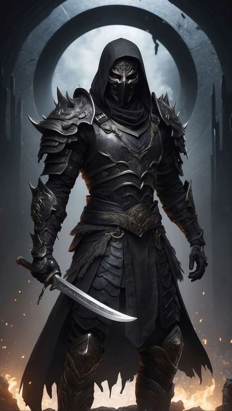 Assasins Creed Costume, Mystic Warrior, Be Calm, Shadow Warrior, Gothic Fantasy Art, D&d Dungeons And Dragons, Dungeons And Dragons Homebrew, Fantasy Armor, Armor Concept