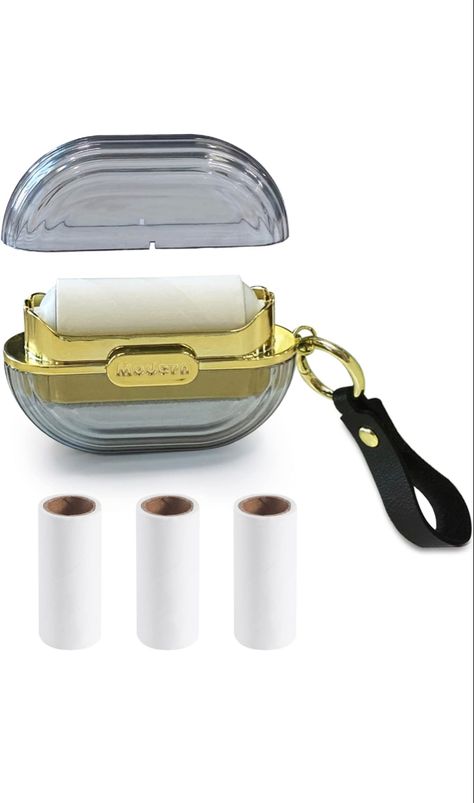 Portable Lint Roller fits in your purse Pet Hair Remover, Lint Remover, Lint Roller, Hair Remover, Hand Strap, Travel Wardrobe, Cat Pet, Travel Items, Fashion Toys