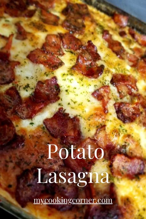 Indulge in a hearty and comforting meal with our Potato Lasagna recipe! #easyrecipe #cookingidea #lasagna #delicious #tasty Potato Lasagna Recipe, Potato Lasagna, Best Potato Recipes, Lasagna Recipe, Classic Dishes, Potato Recipes, Lasagna, Nom Nom, Main Dishes