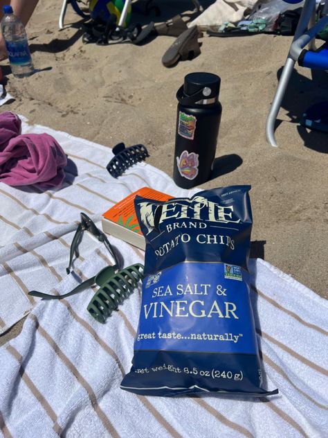 Beach Snacks, Shop Aesthetic, Coconut Girl, Potato Chips, Cooking And Baking, Hair Clip, Water Bottle, Coconut, Chips