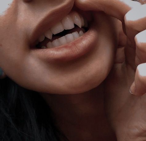 Sharp Canines Human, Canine Teeth Human Aesthetic, Sharp Canine Teeth Human, Smile Tips, Teeth Aesthetic, Female Werewolves, Werewolf Aesthetic, Windows To The Soul, Canine Tooth