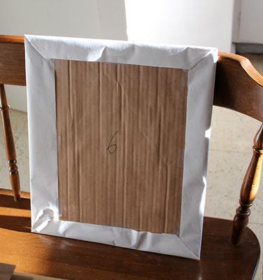 Make a cheap 'canvas' for art out of cardboard. Diy Frames Cardboard, Paper Frames For Kids Artwork, Cardboard Picture Frame Diy, Gluing Fabric To Cardboard, Frame With Cardboard, Making Canvas, Leaf Rubbing, Homemade Canvas, Homemade Wall Decorations