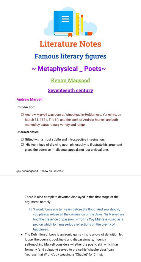 Metaphysical poets in the history of English literature... Metaphysical Poetry, History Of English Literature, Iambic Pentameter, Literature Study Guides, English Literature Notes, Literature Study, English Notes, Literary Terms, Rhyme Scheme