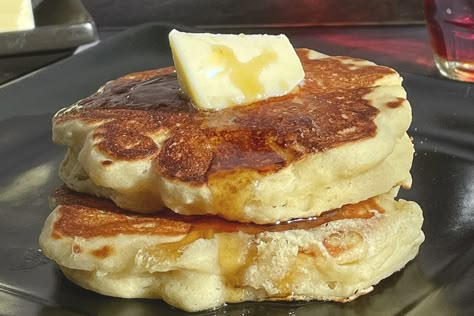 Ready the maple syrup. Old Fashioned Pancakes, Scone Dough, B Dylan Hollis, Dylan Hollis, Casseroles Breakfast, Scotch Pancakes, Griddle Cakes, Pancake Recipes, Bread Recipes Sweet