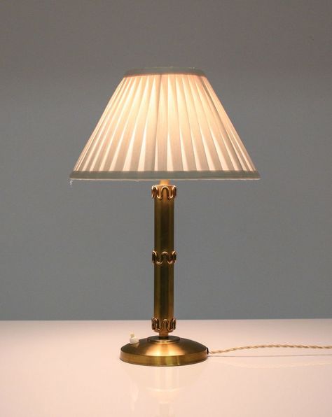 Scandinavian Table, Scandinavian Desk, Antique Table Lamps, Brass Desk Lamp, Elegant Table Lamp, Classic Desk, Mid Century Table Lamp, Classic Lighting, Brass Table Lamp