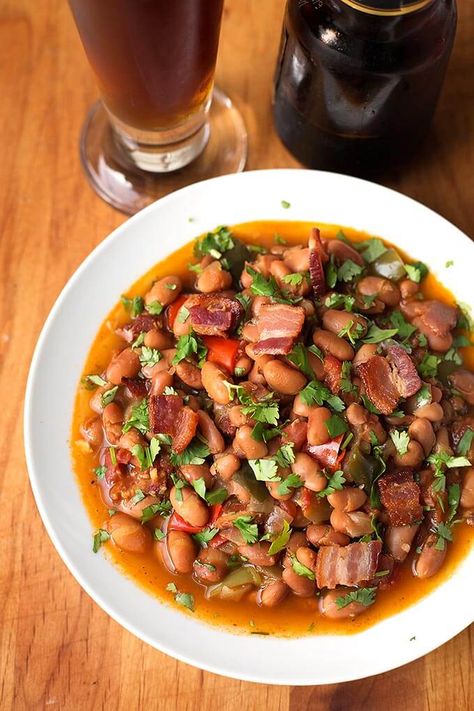 Borracho Beans Recipe, Drunken Beans, Instant Pot Beans Recipe, Simply Happy Foodie, Pinto Bean Recipes, Instant Pot Soup Recipes, Best Instant Pot Recipe, Healthy Instant Pot Recipes, Instant Pot Soup