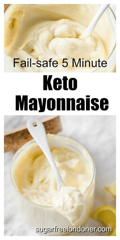 Think you can't make homemade mayonnaise? Then this post is for you! This keto mayonnaise is thick and creamy, deliciously flavoured and ready in 5 minutes. Super easy blender method! The recipe uses non-inflammatory oils and is absolutely fool-proof! Keto Mayonnaise Recipe, Keto Mayonnaise, Inflammatory Oils, Keto Mayo, Keto Sauce, Keto Condiments, Ketogenic Meals, Autoimmune Recipes, Scratch Cooking