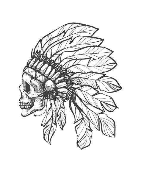 "native american skull, native american dead, skull american, skull native, skull with feather" iPad Case & Skin by sunnyshop | Redbubble Native American Skull, Indian Skull Tattoos, Indian Tattoo Design, Headdress Tattoo, Drawn Skull, Native American Tattoo, Native American Tattoos, Native Tattoos, Indian Skull