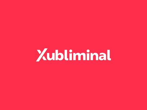 Xubliminal - Logo Reveal by Walter OP Movement Reference, Animated Typography, Type Animation, Animated Logo, Animation Ideas, Op Logo, Logo Reveal, Motion Graphics Design, Logo Animation