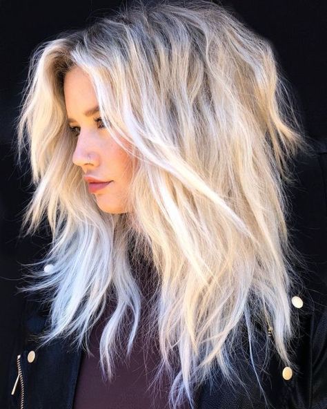 Best Medium Length Haircuts, Blonde Shag, Medium Length Haircuts, Rachel Williams, Haircuts For Thick Hair, Perfect Hairstyle, Finishing Spray, Hair Color And Cut, Haircut For Thick Hair