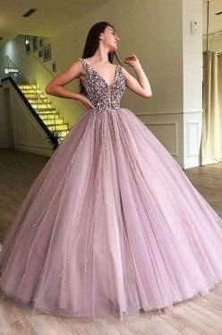 962e56a8a0b0420d87272a682bfd1e53desc43098319ri Champagne Prom Dress, Tulle Balls, Stunning Prom Dresses, Tulle Evening Dress, Beaded Prom Dress, Gown Prom, Ball Gowns Prom, Tulle Prom Dress, Prom Dresses Ball Gown