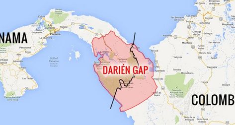 The Darien Gap Pan American Highway, Darien Gap, Fact Republic, Mental Asylum, Guinness Book Of World Records, Guinness Book, Reference Chart, Pan American, Mind The Gap