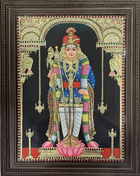 Murugan Drawing, Murugan Tanjore Painting, Pooja Shelf, Panel Drawing, Tanjore Paintings, Indian Women Painting, Pen Art Drawings, Women Painting, Lord Murugan