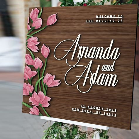 Excited to share the latest addition to my #etsy shop: Personalised 3D Wood Welcome Wedding Sign, Rustic Welcome Sign, Wedding Poster, Wood Wedding Decor, Bridal Shower Welcome Sign, Wedding Gift https://etsy.me/43xcDHx #personalized #woodsigns #welcomesign #weddingsig Rustic Welcome Sign Wedding, Unique Art Ideas Creativity, Wood Wedding Decor, Rustic Welcome Sign, Wooden Signage, Name Plate Design, Personalized Wooden Signs, Cute Decor, Columbus Day