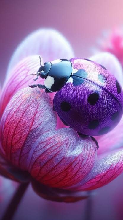 Ladybug On Flower, Ladybug Wallpaper, Aesthetic Wallpaper Iphone, Purple Lady, Rock Painting Art, Pretty Wallpapers Backgrounds, Lady Bug, Aesthetic Wallpaper, Pretty Wallpapers