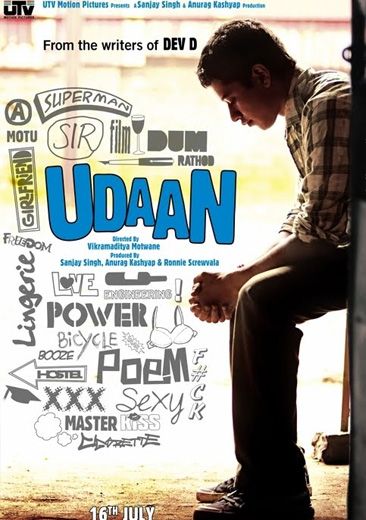 Udaan (2010) Udaan Movie, Tam Film, Movie Quotes Inspirational, Bollywood Movie Posters, Best Bollywood Movies, Punjabi Movies, Imdb Movies, Bollywood Posters, Film Poster Design