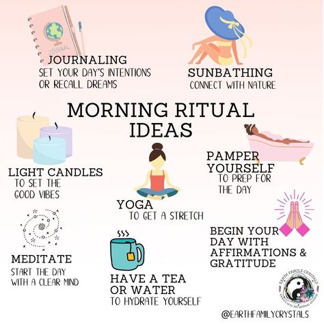 Witchcraft Morning Ritual, Morning Witchcraft, First Of The Month Rituals, Friday Rituals, Morning Ritual Ideas, Witchy Morning, Nightly Rituals, Egg Cleanse, Intention Ritual