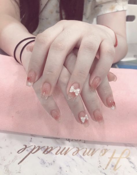 Chinese Nail Art, Xiaohongshu Nails, Nails Chinese, Chinese Nails, Blush Nails, Get Nails, Nails Inspo, How To Do Nails, Fake Nails