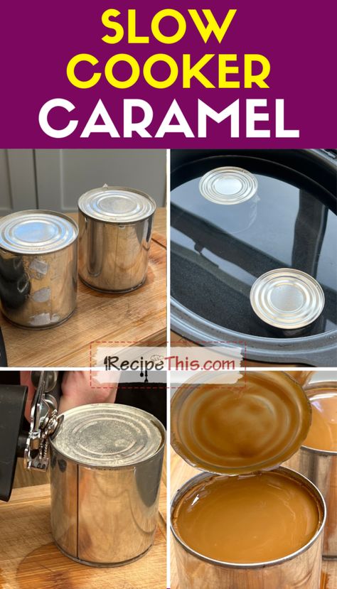 Slow Cooker Caramel Sweetened Condensed Milk Into Caramel, Caramel Made From Condensed Milk, Carmel From Sweetened Condensed Milk Crockpot, Caramel From Sweetened Condensed Milk In Crockpot, Caramel Sweetened Condensed Milk Crockpot, Caramel Using Condensed Milk, Sweeten Condensed Milk Caramel, Carmel In Crockpot Condensed Milk, Carmel Sauce Crockpot